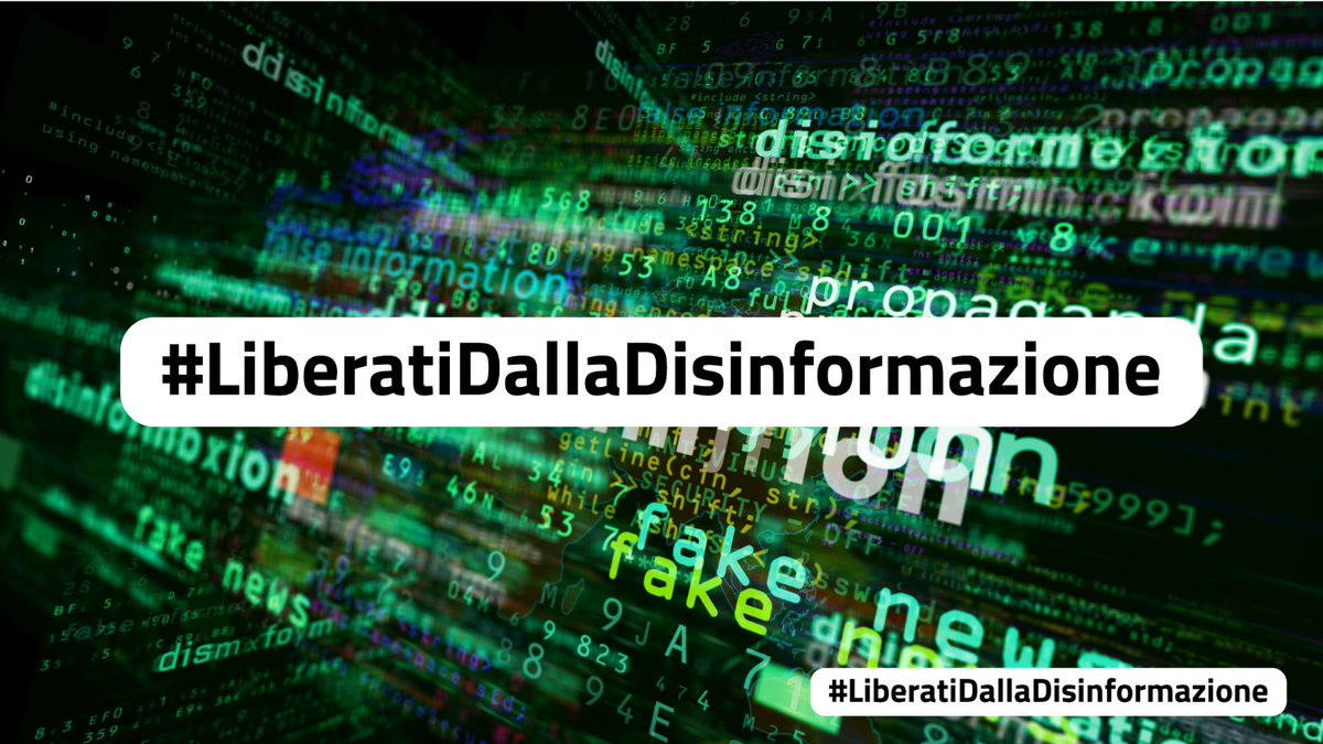 🔎 #LiberatiDallaDisinformazione è la nuova campagna della #Farnesina per approfondire il tema della #disinformazione e gli strumenti per riconoscerla e contrastarla.

#InformazioneVerificata #FakeNews
