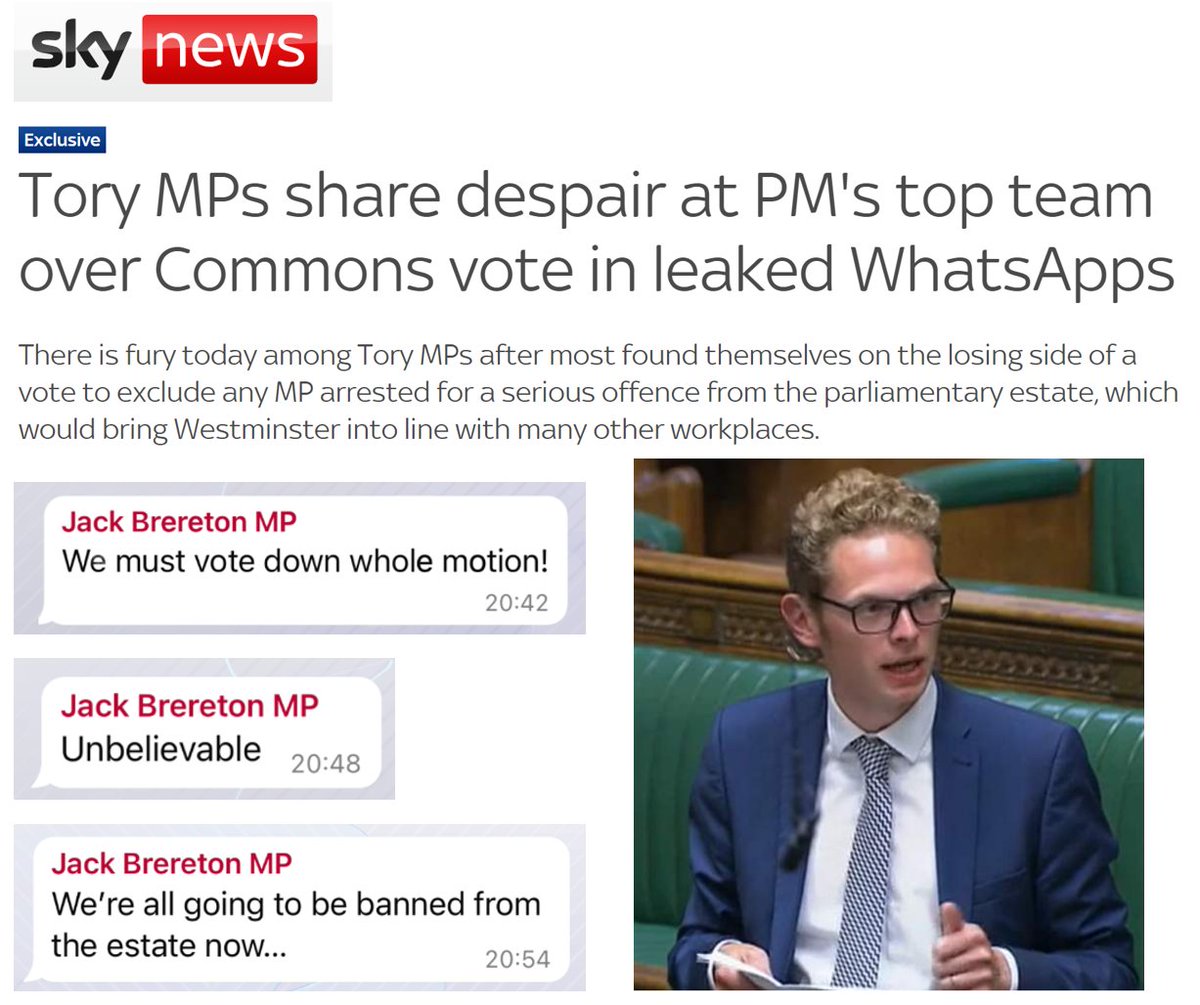 Who wouldn't want victims of serious sexual offences protected in the workplace?
The Tory MP for Stoke South Jack Brereton wouldn't.
Come on Stoke South get him out! news.sky.com/story/tory-mps…
#BreretonOut #ToriesOut677 #GeneralElectionNow