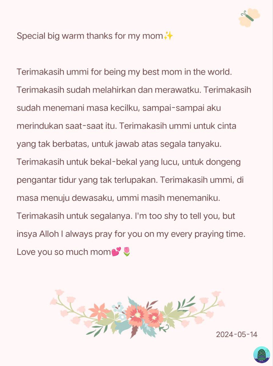 💚. Thank you mom for being my best mother in the world 💕🌷