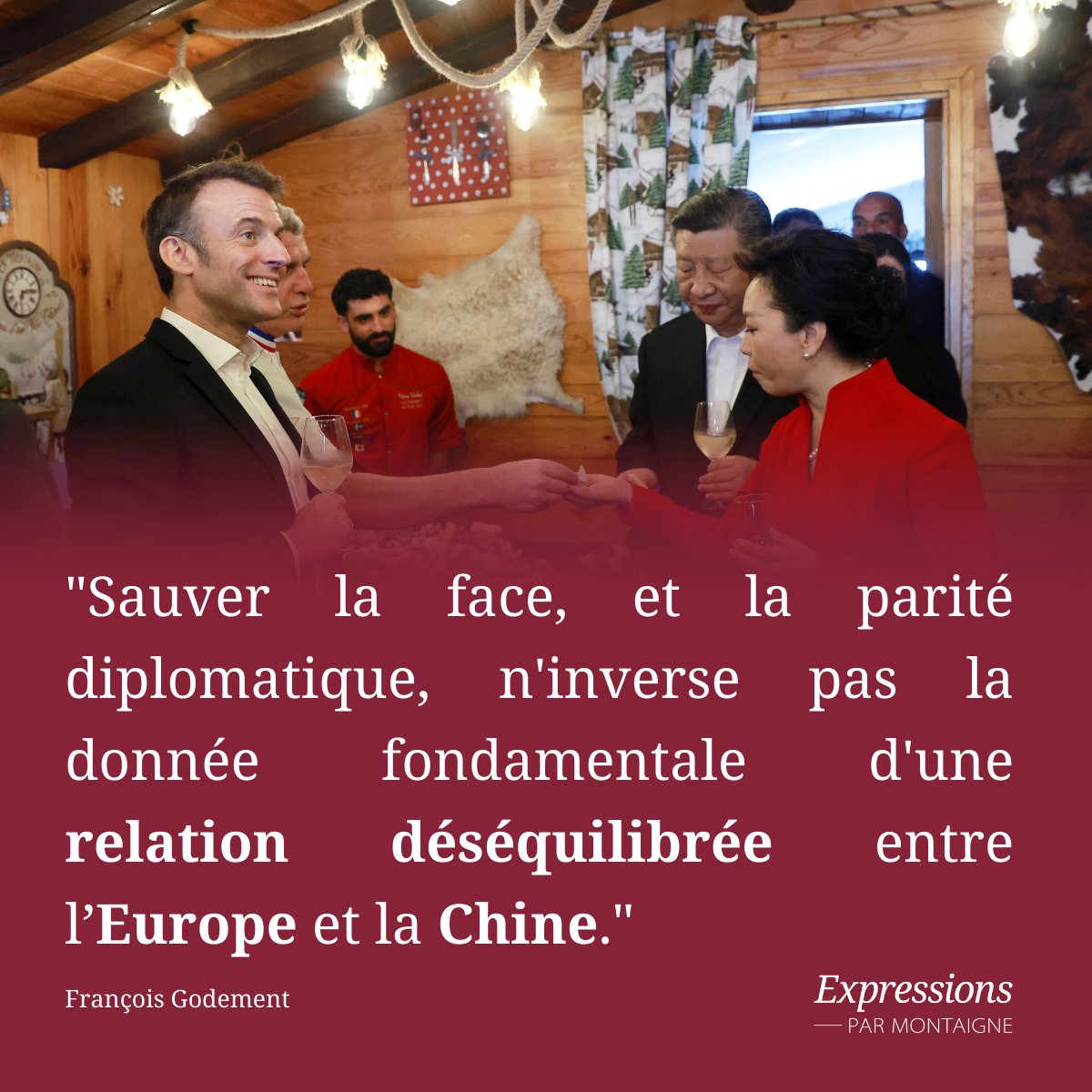 🇨🇳🇫🇷 Bilan de la visite de Xi Jinping : comment a été comprise la 'position d’équilibre française' ? Comment analyser la vision stratégique qu’Emmanuel Macron développe pour les relations entre la France et la Chine ? Analyse de @FGodement 👉 bit.ly/3V0alij