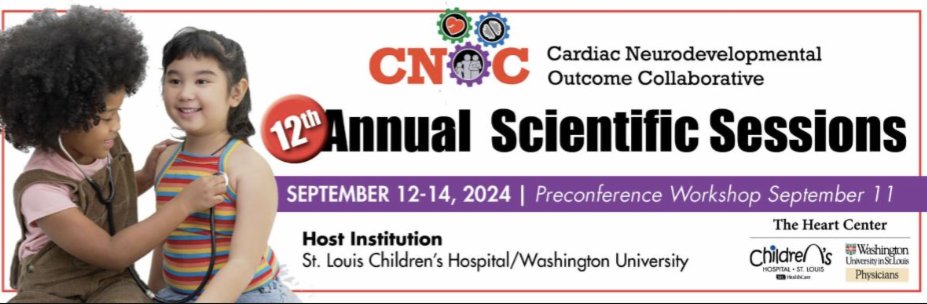 Today is an excellent day to wrap up and submit your abstract for #CNOC2024 (due TOMORROW 5/15 at 1159PM EST) ✨AND✨ to get early 🐦 registration for #CNOC2024 ! Can't wait to see you at @STLChildrens Sept 11-13! 🧠🫀 www2.cardiacneuro.org/meetings/2024/…