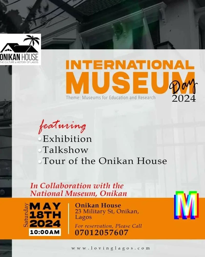 If you think you ought to spend more time in museums, come along on Saturday May 18th 2024 to Onikan House- the @lovinglagos flagship to celebrate International Museum day. I'll be moderating the talks - do come!