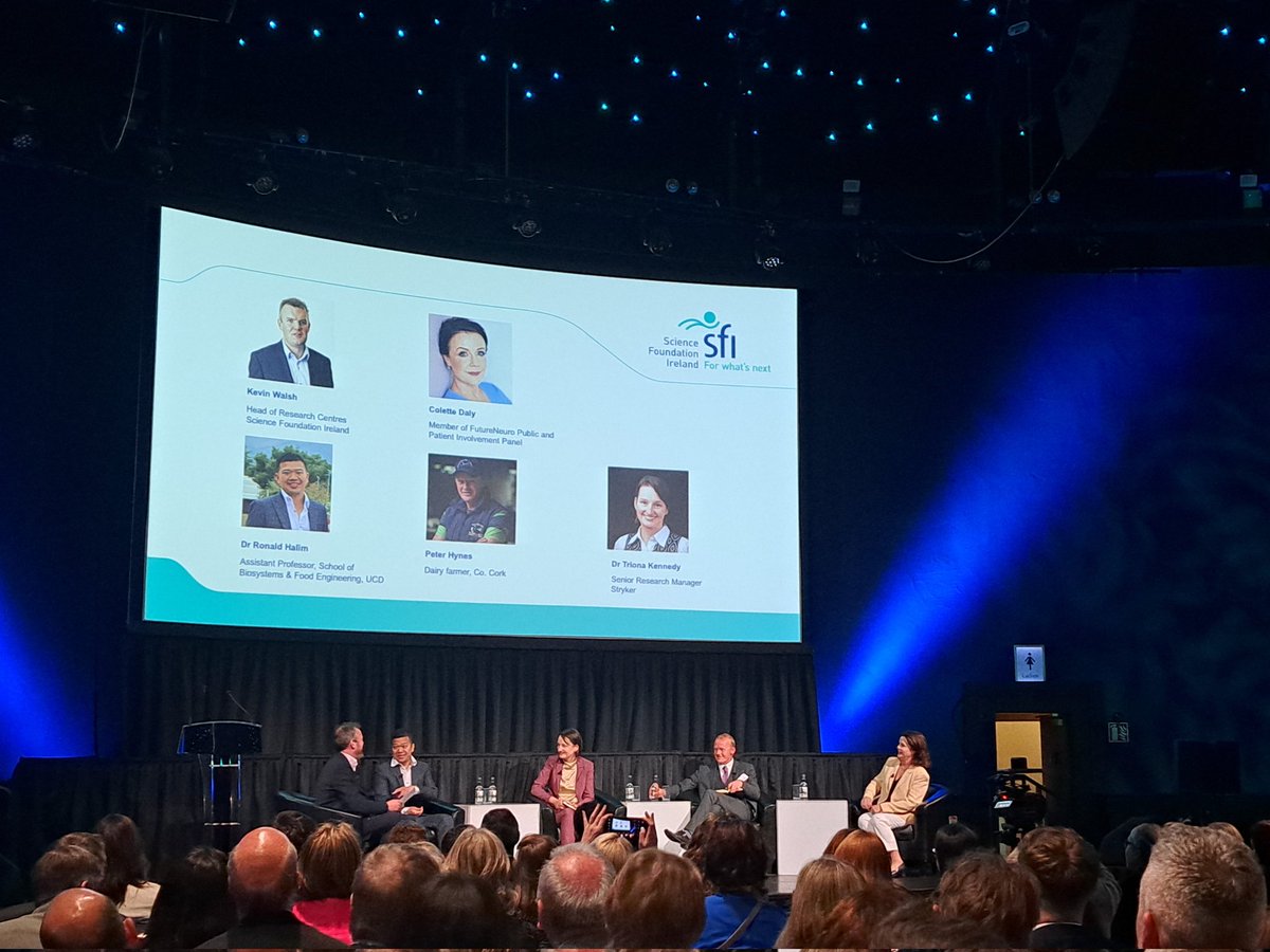 Dr Ronald Halim @UCDBioFoodEng @biOrbic_centre speaking about microalgae uses on panel discussion with @scienceirel @Futureneuro_ie @Peterhynes15 & Stryker at SFI Centres Launch @RoundRoomDublin Mansion House