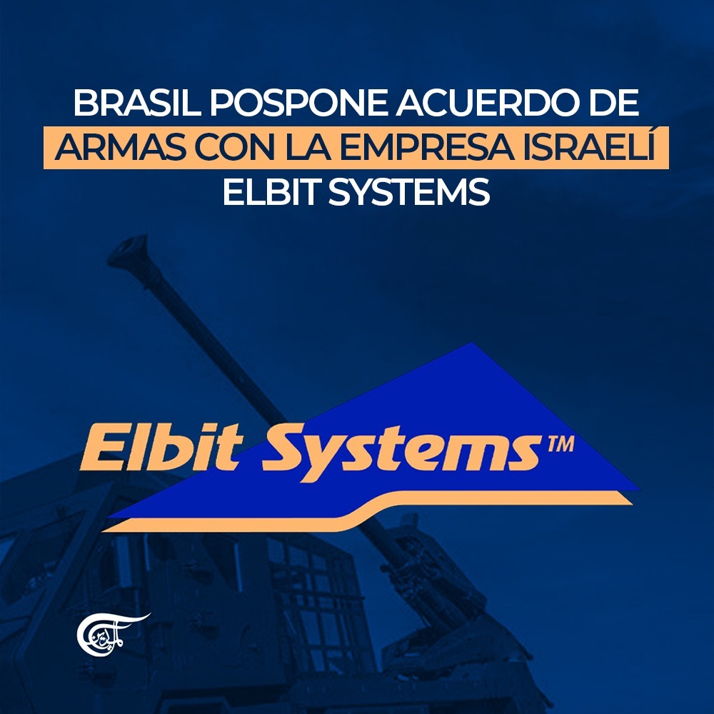 almayadeen_es's tweet photo. Brasil canceló acuerdo para comprar armas a “Israel” https://t.co/Yg9aaT8X72
#Israel #Palestina 🇵🇸 #Gaza #Brasil #ElbitSystem https://t.co/d7CmBlkNGW