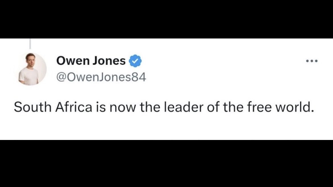 How long would Owen Jones last in a South African township ?