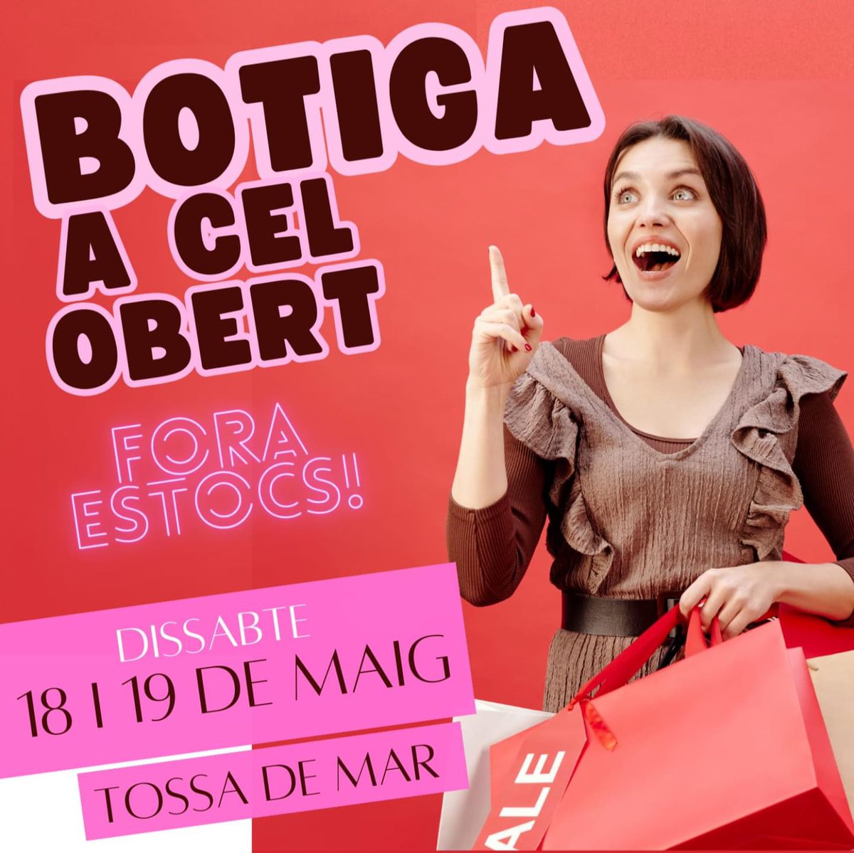 💥2️⃣ dies de Botiga a Cel obert a #Tossa❗ 🛍️Volem que gaudiu de les compres al nostre #paradísblau i trobeu allò que sempre heu desitjat! 🗓️18 i 19 de maig 🎵🧒🥳Música, entreteniment infantil, concursos i molt més!! 🤩No us ho perdeu i gaudiu de les compres a #Tossademar!