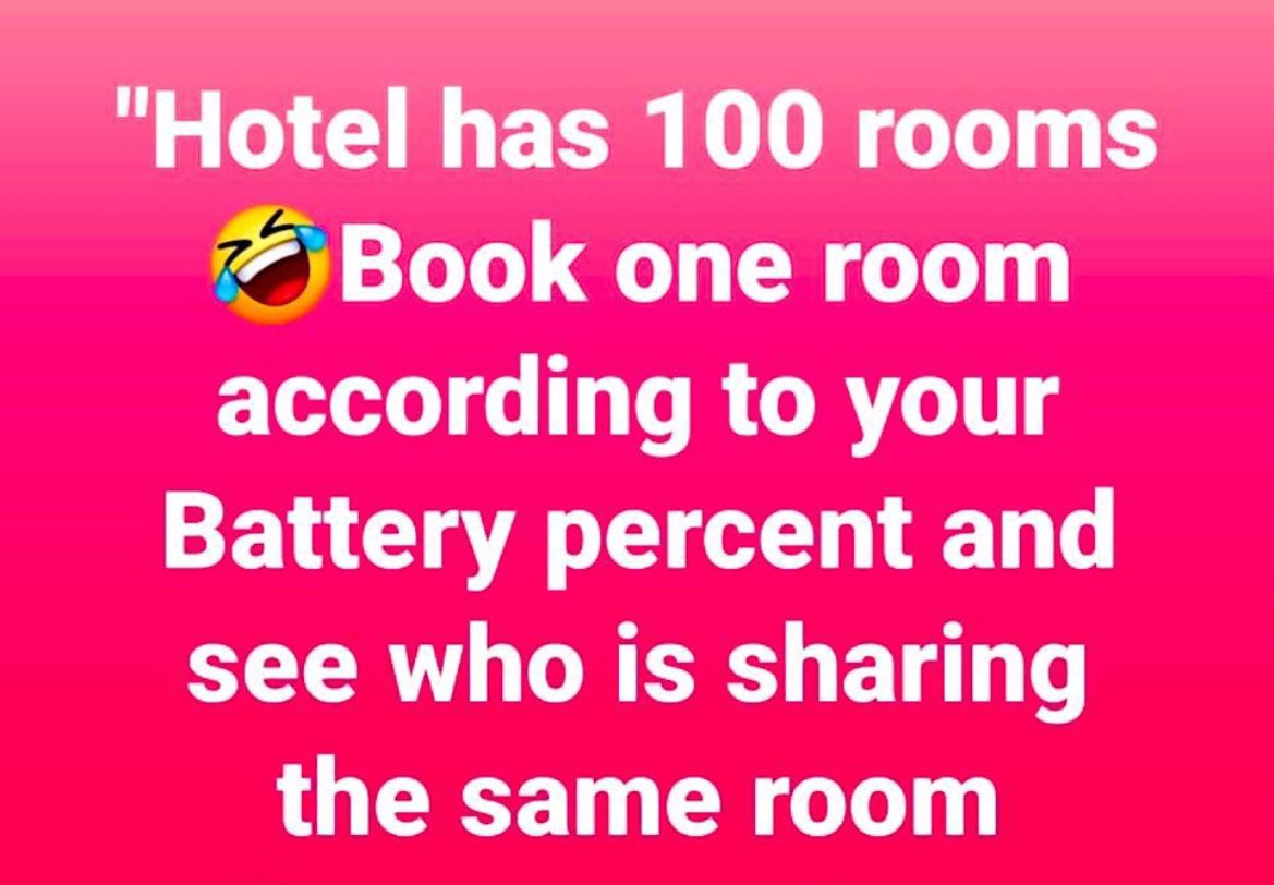 I’m in room 57! What room are you in based on your battery percentage?