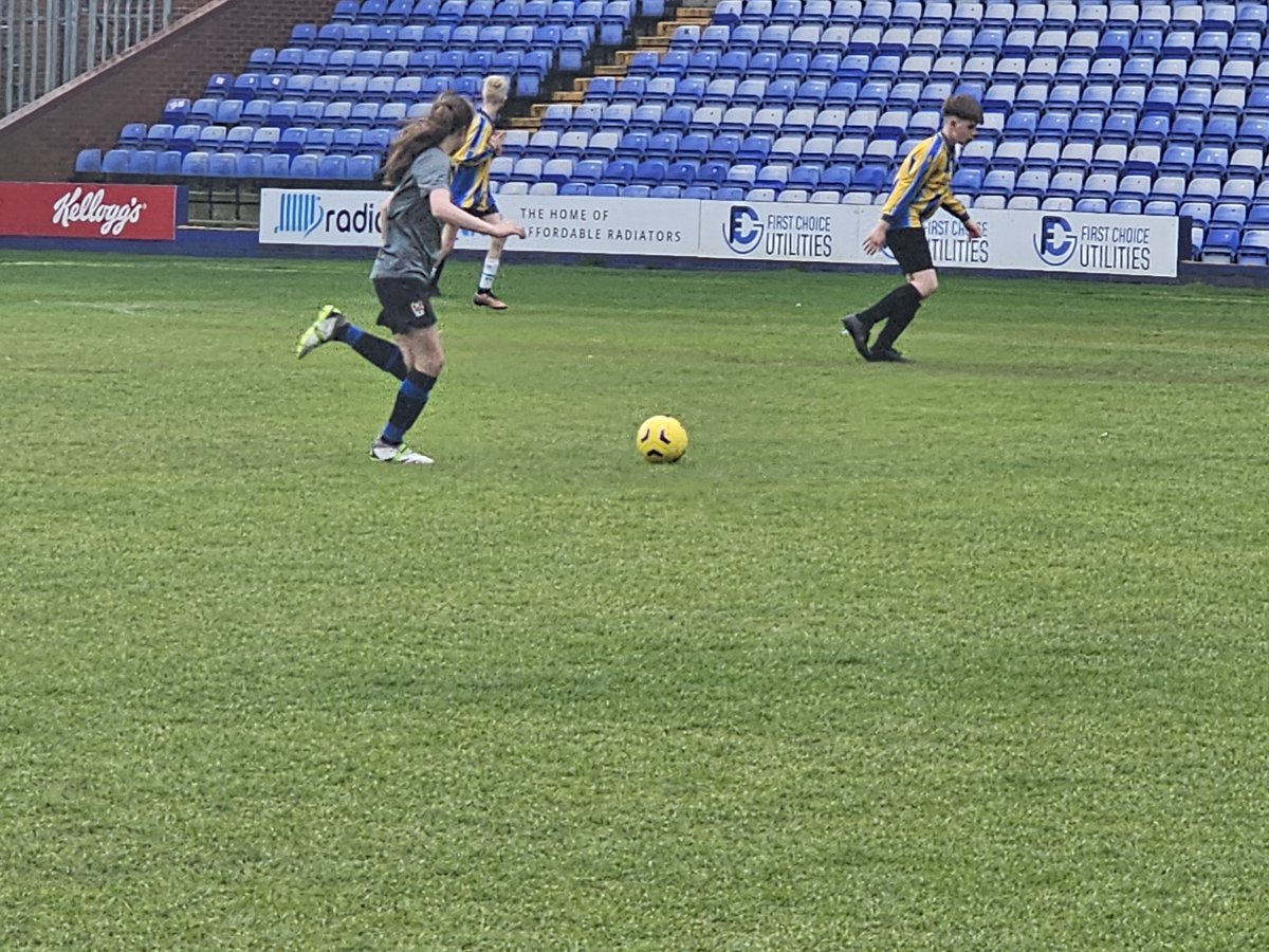 An amazing experience for 34 of our students yesterday as they played on the hallowed turf <a href="/TranmereRovers/">Tranmere Rovers FC</a> #Goals galore from both teams and a game played in fantastic spirit. Thank you to our football partners <a href="/CommunityCapac1/">Community Capacity Builders</a> for their ongoing coaching and support!