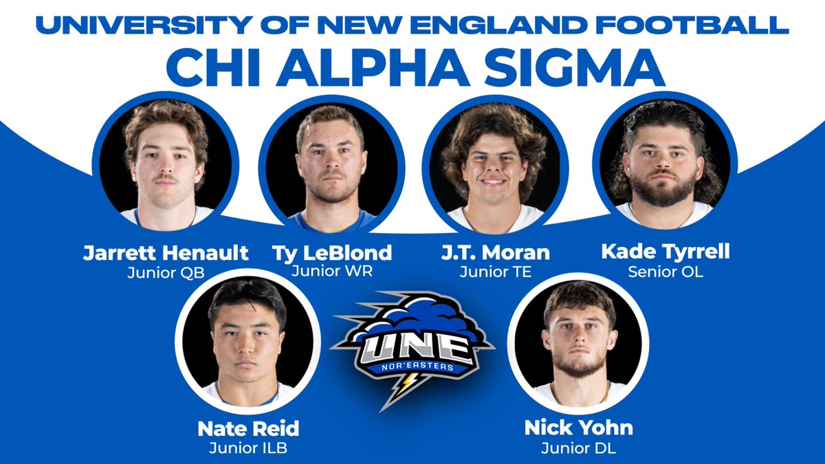 Congratulations to the 6⃣ STUDENT-Athletes from our program that were recently inducted into the Chi Alpha Sigma National College Athlete Honor Society! 🌩️🏈 #STG