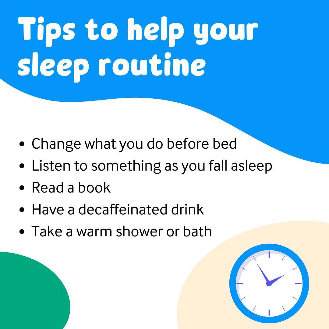 When you're grieving, you might find that it becomes difficult to settle into a consistent sleep routine. Whether you're sleeping too much, or not sleeping at all, we're sharing some suggestions you may find helpful. For more advice, visit griefguide.sueryder.org/support/coping…