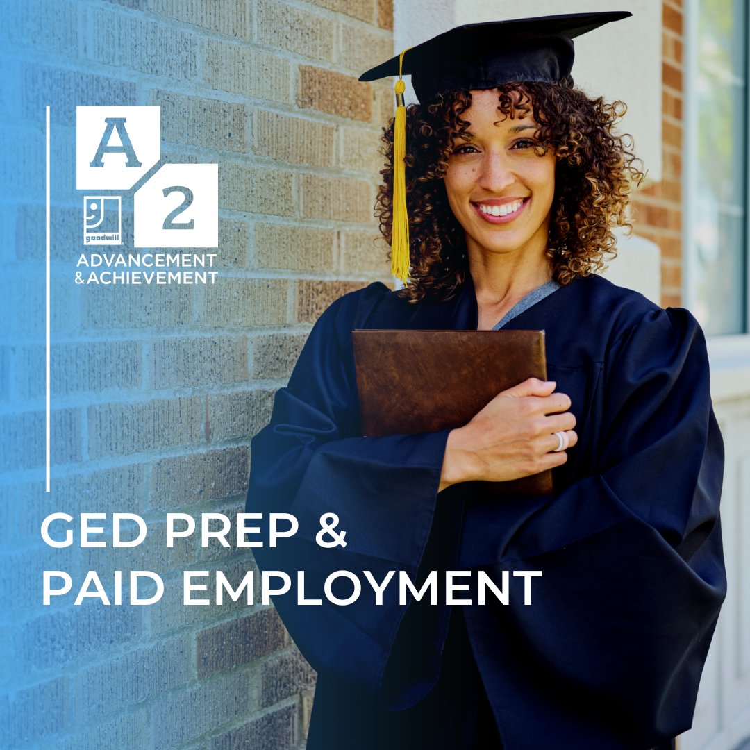 Goodwill’s A-Squared program is helping Tarrant County Residents 25+ earn their GED and optional paid work experiences at the same time! Take control of your education and apply today: GoodwillNorthCentralTexas/A2