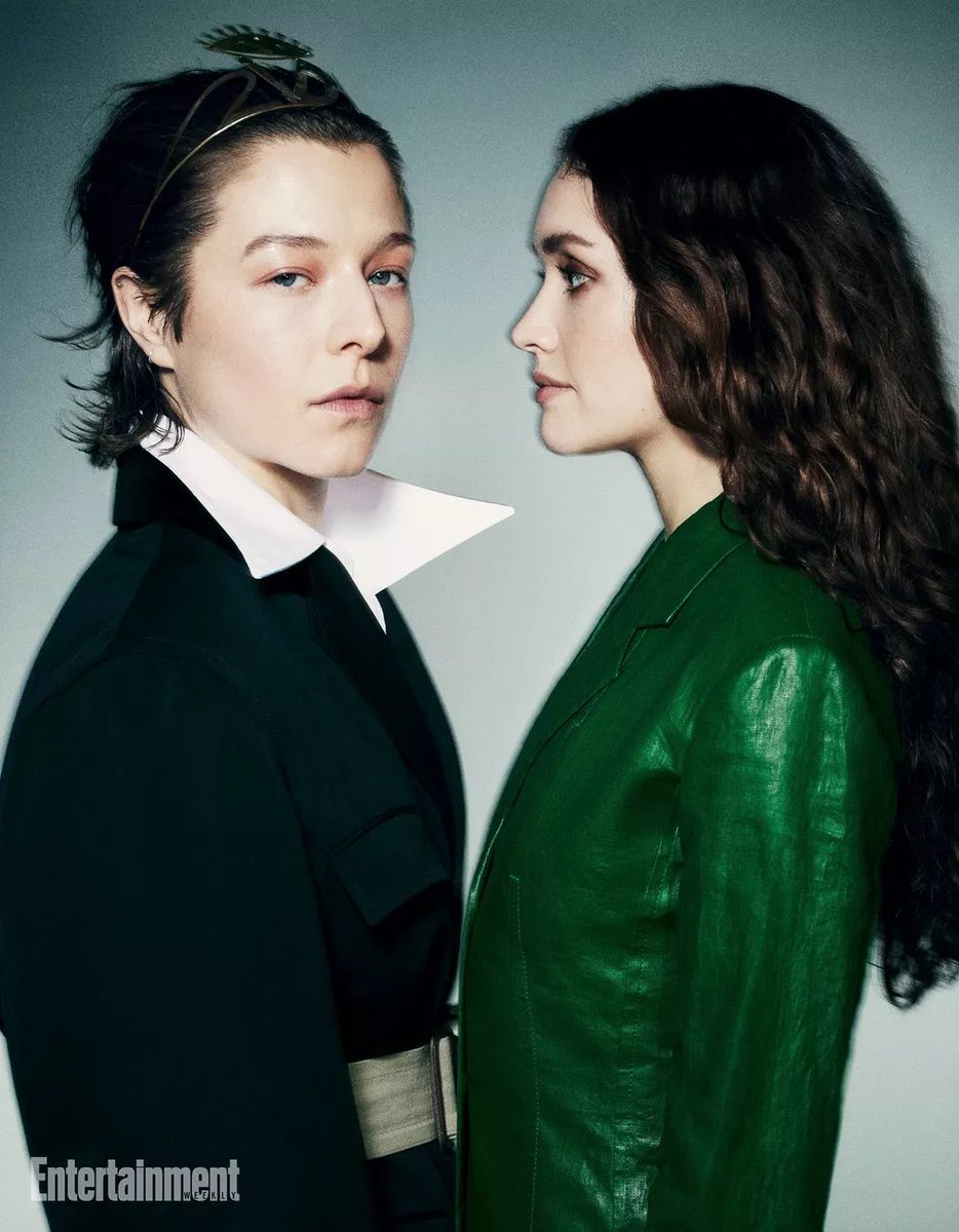 olivia cooke and emma d’arcy for entertainment weekly