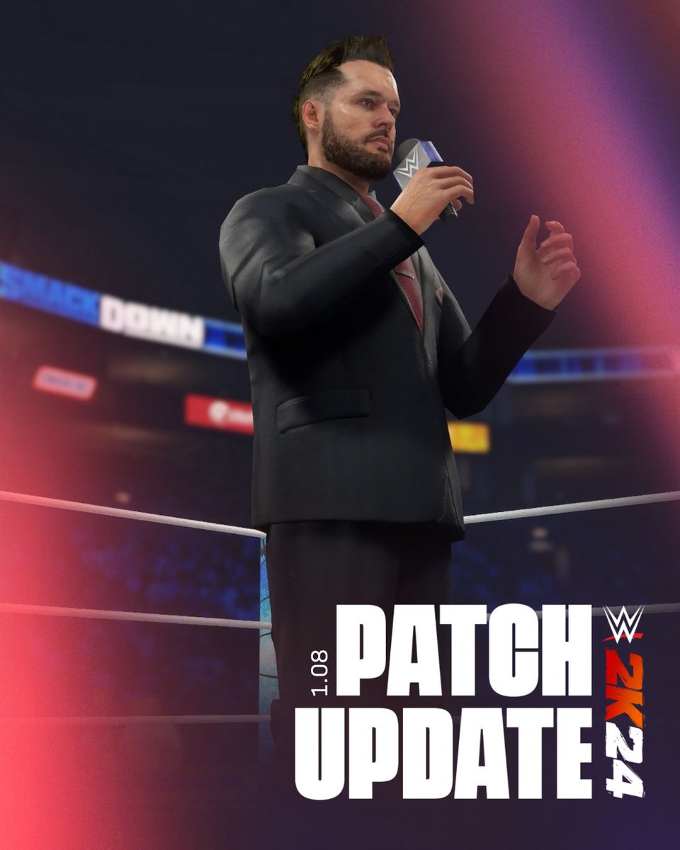 📸 Patch Notes | May 14

📸 New Entrance & Victory motions
📸 Added customizations to CAA, including video billboard and LED Displays
📸 Ring Announcer selection now available in Universe match options
📸 Additional stability improvements

Full Notes: 2kgam.es/4bzlTyd