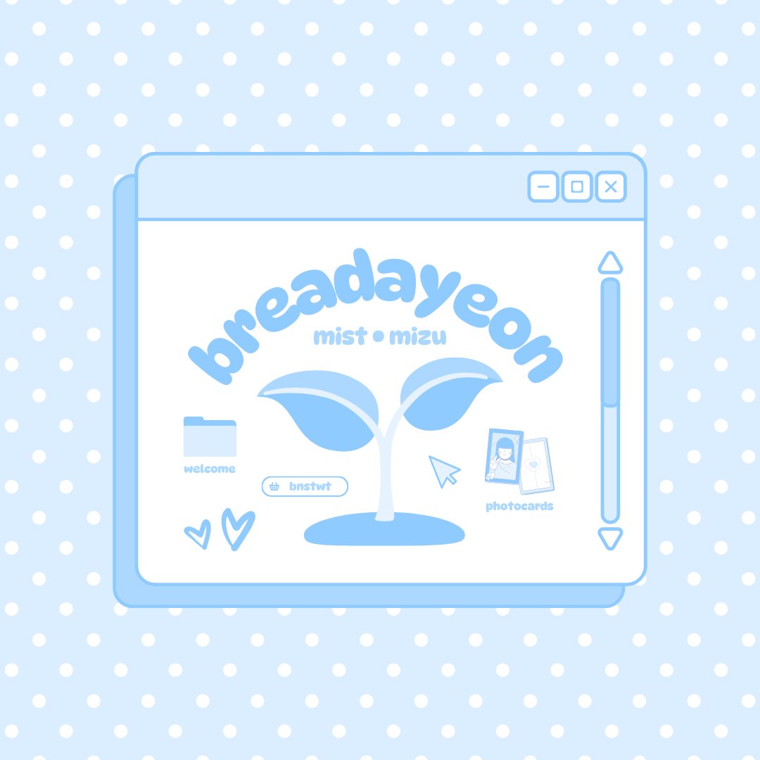 breadayeon's tweet image. ฅ mist's  ฅ

— read carrd before anything else 

💌
ʚɞ wishlist : #mizuwant 
ʚɞ mails : #mizufeedback 

🛍
ʚɞ proofs : #mizuthanks 
ʚɞ wts/ufs : #mizucart 
ʚɞ pasabuy : #mizusabay

🌱 breadayeon.