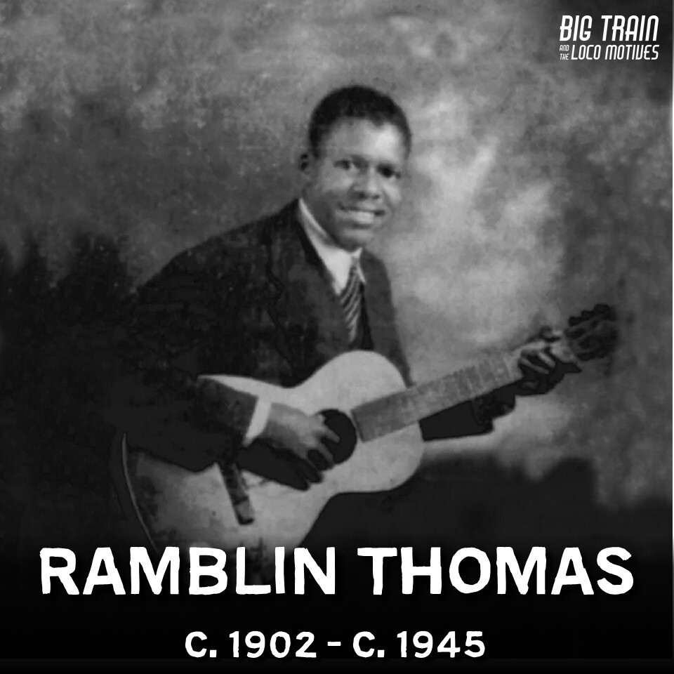 HEY LOCO FANS – Here’s another “Ghost of Mississippi” article, except this one is from Louisiana. Willard 'Ramblin'' Thomas was country blues singer, guitarist and songwriter. #Blues #BluesMusic #BigTrainBlues #BluesHistory #ChicagoBlues #LouisianaBlues #BluesGuitar #SlideGuitar