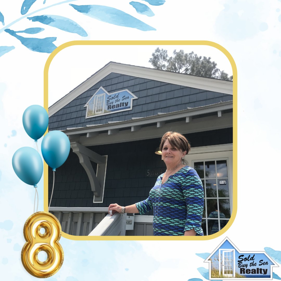 Happy 8th anniversary to Sue!!! Along with a bonus picture taken 8 years ago today. We are so happy to have you with us.

#coastalncrealestate #soldbuysea #coastalnc #coastalcarolina #coastalncliving #coastalliving #wilmingtonncrealestate #wilmingtonnc #wilmingtonncrealtor