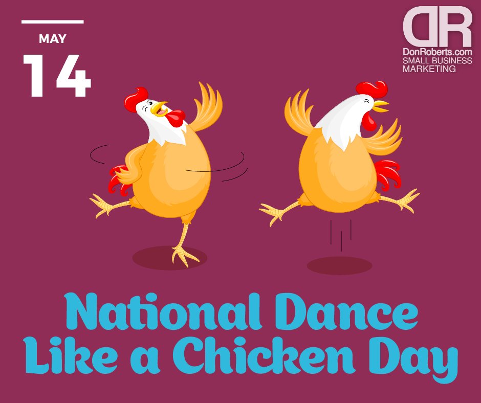 National Dance Like A Chicken Day - What in the World is going on here? Have YOU ever done this? Wait...that's probably TMI. #todayistheday #triviatime #sanjosecalifornia #2023