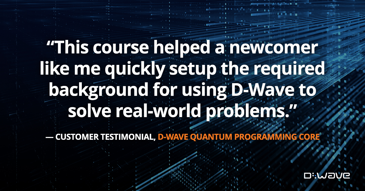 Your next career move could start with our online #quantum programming course. Learn the basics with hands-on training, real-world applications, interactive quizzes, and assignments. Enroll today: dwavequantum.com/learn/training/ $QBTS