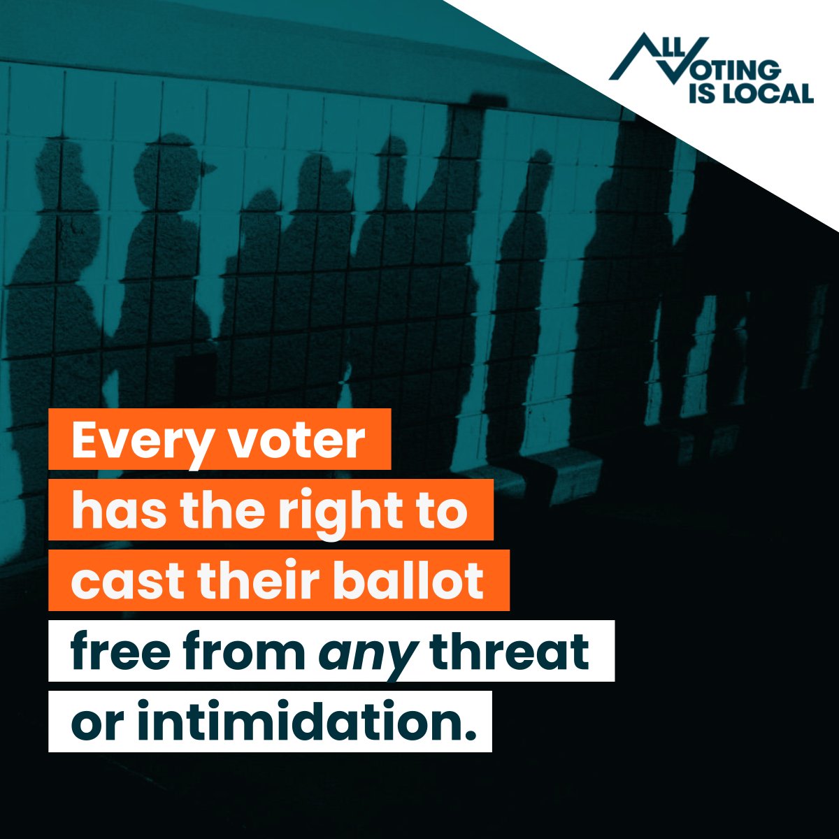 What do you do if someone brings a gun to a polling place? If poll workers feel threatened while doing their jobs? Alongside @brennancenter, we answer these questions and more in new guides on stopping voter and election official intimidation: allvoting.org/leoguidelines