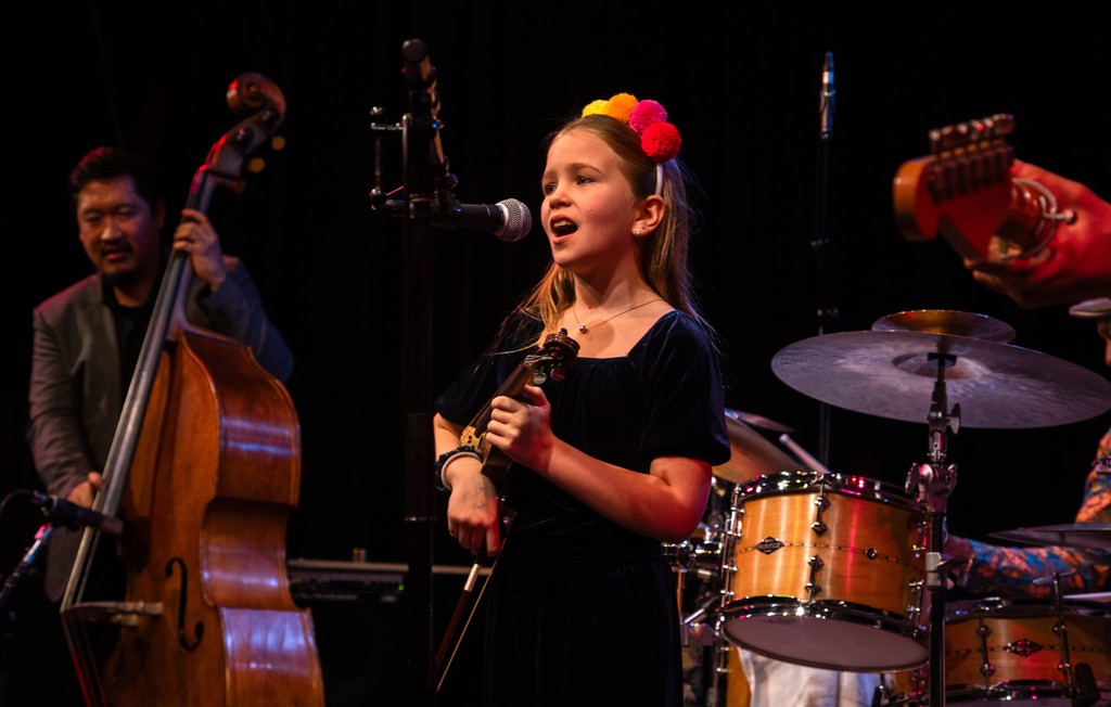 🎶 Family Affair at the Kuumbwa Jazz Center 🌟 Our music truly is a family affair! We had the incredible joy of having Clay's daughter join us on stage at the Kuumbwa Jazz Center in Santa Cruz. #FamilyMusic #MemorableNight #KuumbwaJazz #SantaCruzEvents #APQFamily 🎤🎵