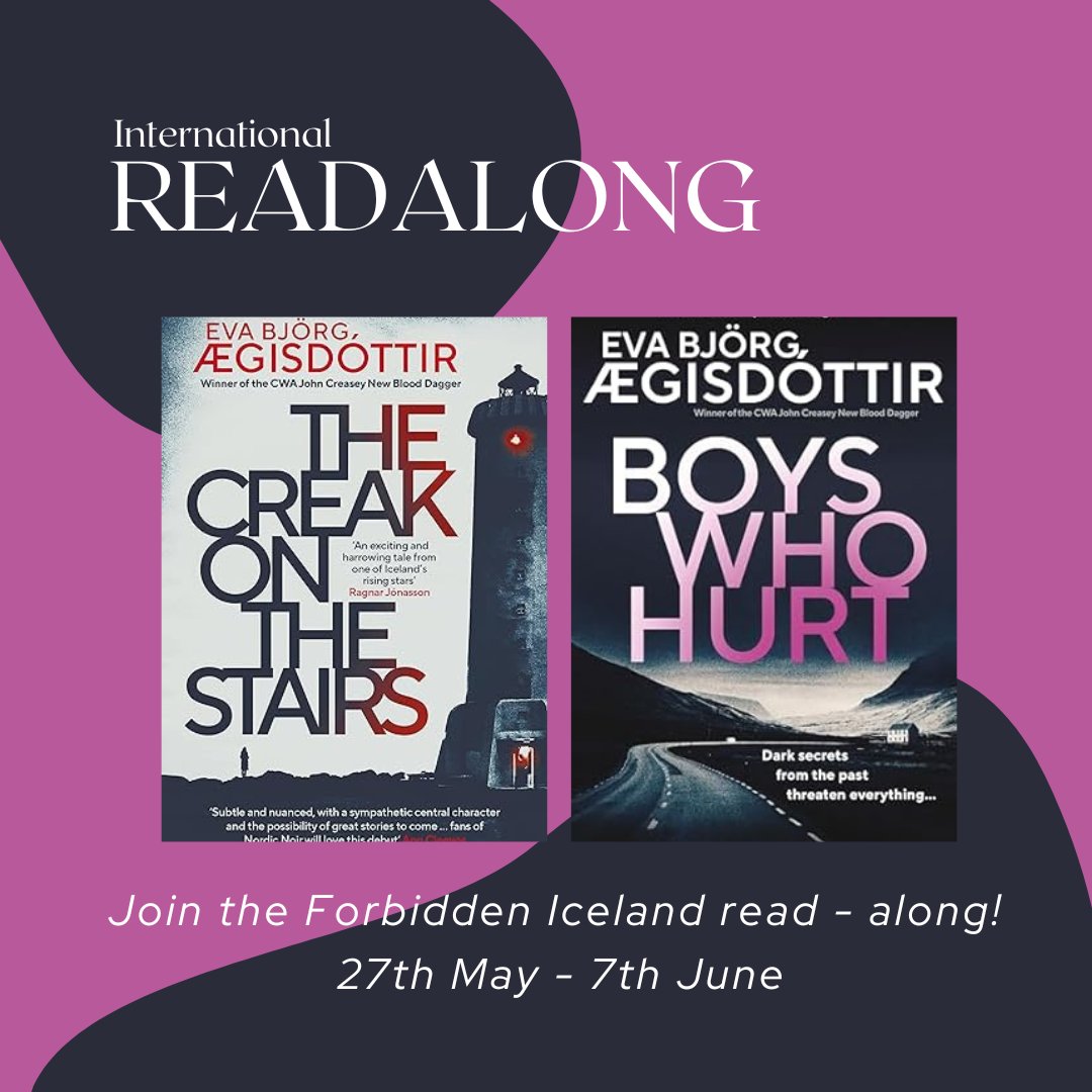 ❄️The Forbidden Iceland read - along❄️

Kicking off the publication celebrations for @EvaAegisdóttir's #BoysWhoHurt with a read - along of the first in the #ForbiddenIceland #Series AND Boys Who Hurt!

T by V Cribb.

#INTERNATIONAL #ReadAlong: bit.ly/4dsbpTc