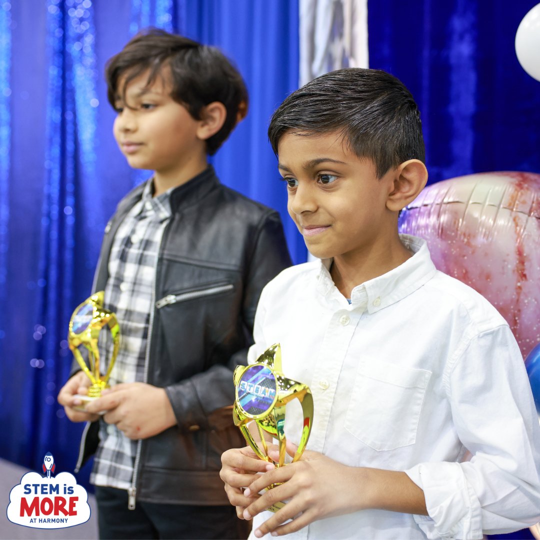 🏆 At Harmony Public Schools, we celebrate and reward your STEM achievements every step of the way! 🌟 - 🏆 ¡En Harmony Public Schools celebramos y premiamos tus logros en STEM en cada paso del camino! 🌟 #STEMIsMore #RewardingLearning