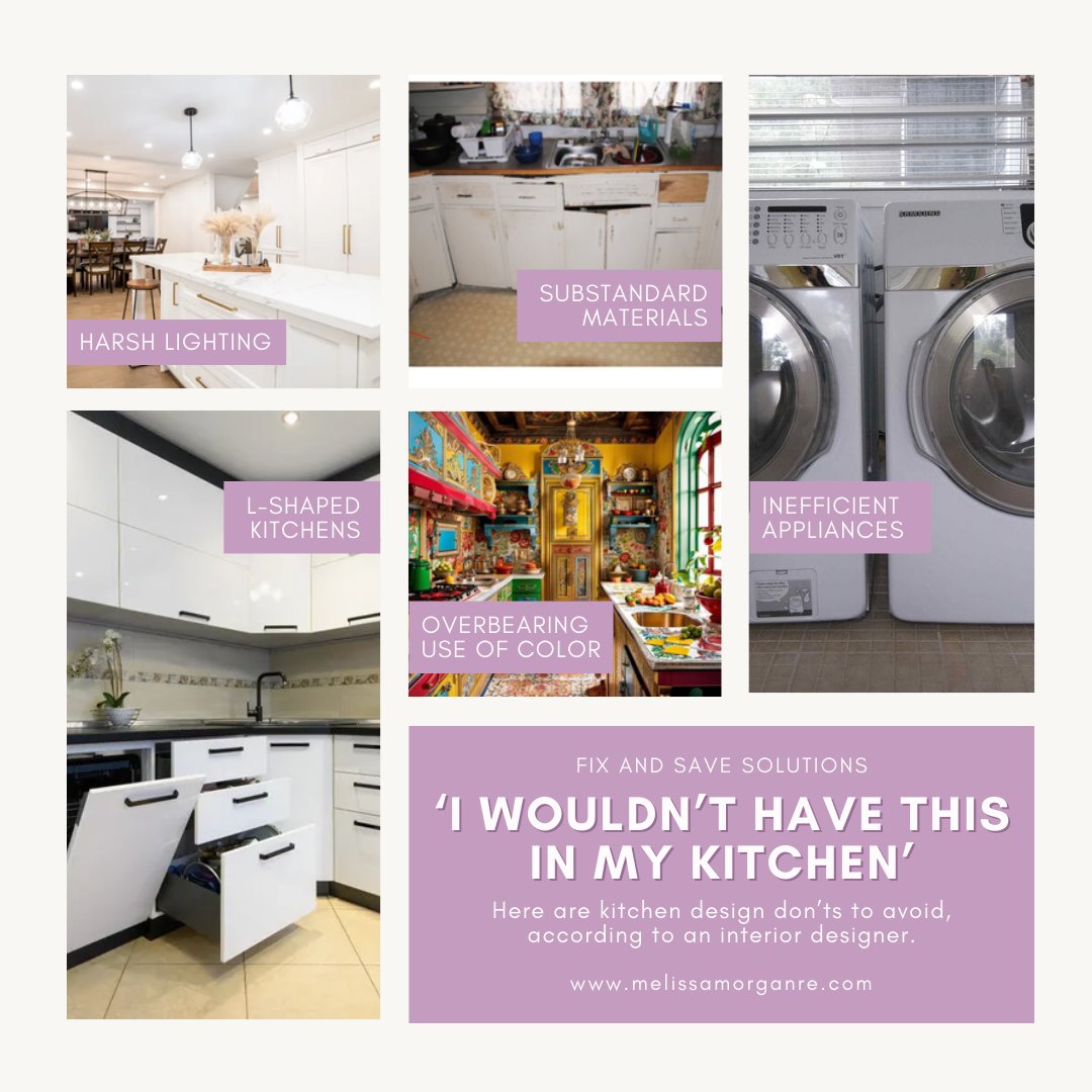 Designing your kitchen? 🍽️✨ It's an investment! 💰 But many homeowners regret their choices. Have you made these mistakes? #melissamorgan #yourfavoriterealtor #marketmaven #fixandsavesolutions #KitchenDesign #HomeRenovation #DesignRegrets #ExpertAdvice