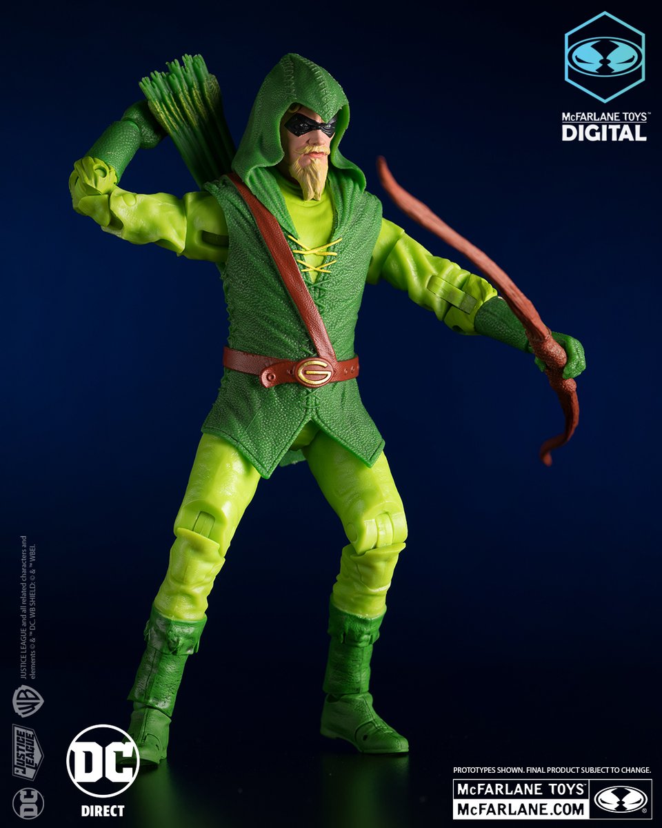 FIRST LOOK - The Atom™ (DC: The Silver Age), Superman™ (Our Worlds at War) & Green Arrow™ (Longbow Hunter) PHYGITAL figures launch for pre-order on MAY 23rd! 7' scale figures include a #MTD Collectible.
  
#McFarlaneToys #McFarlaneToysDigital #TheAtom #Superman #GreenArrow