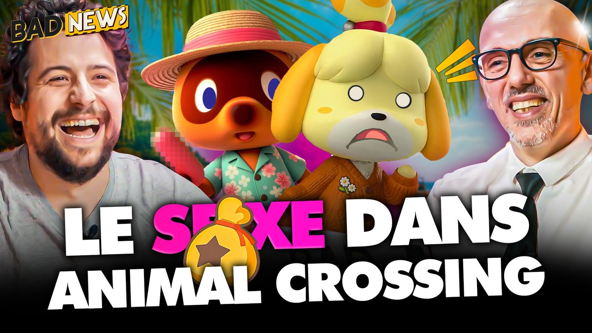 Animal Crossing le banger du sexe avec @LuttiLutti_ la BADNEWS est dispo. Il y a aussi dedans : @Ariel_Bittum et @freakyhoody youtube.com/watch?v=ZWXNyK…