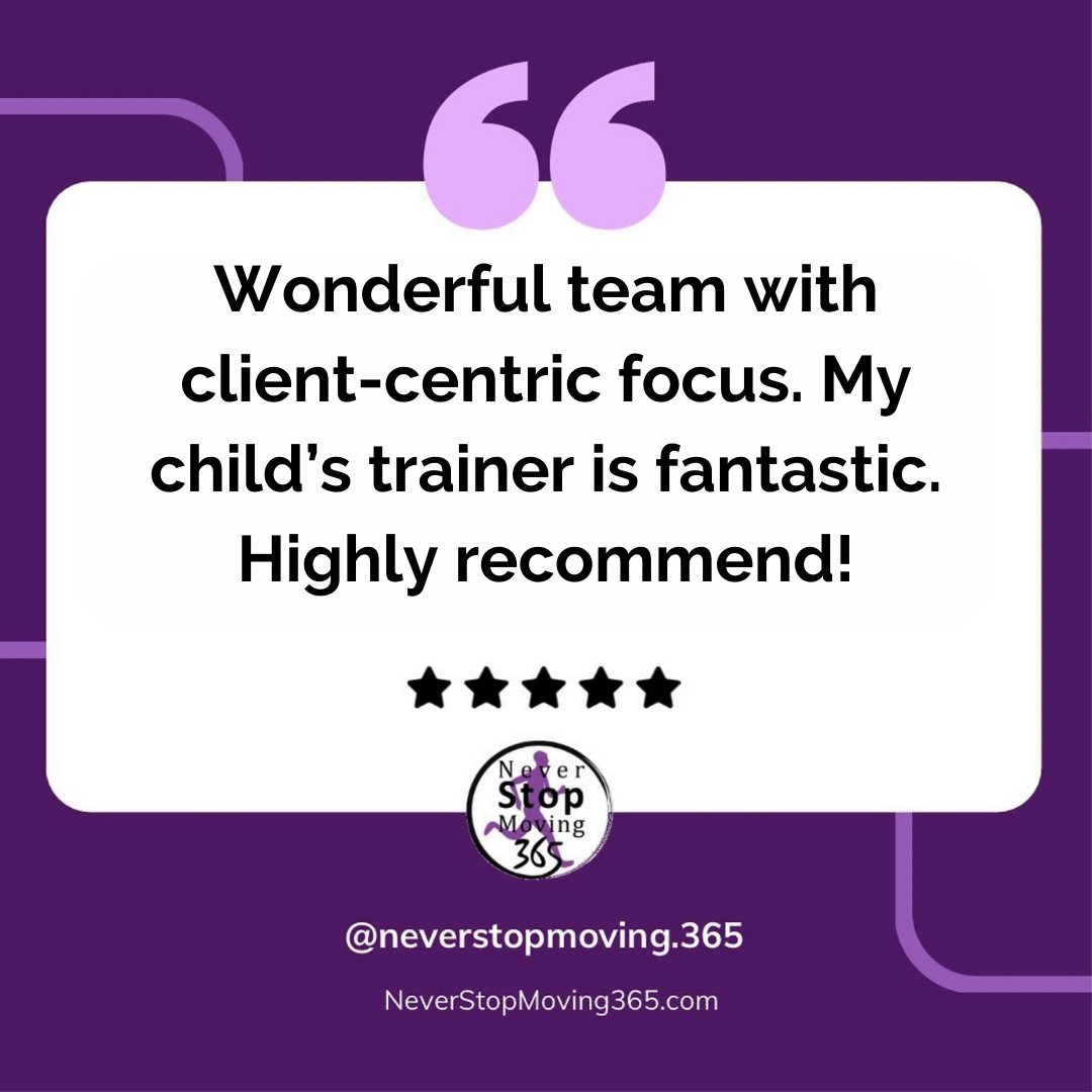 Happy #testimonialtuesday ! Thank you for this amazing review! 

#neverstopmoving365 #nsm365 #clientreview #happyclients