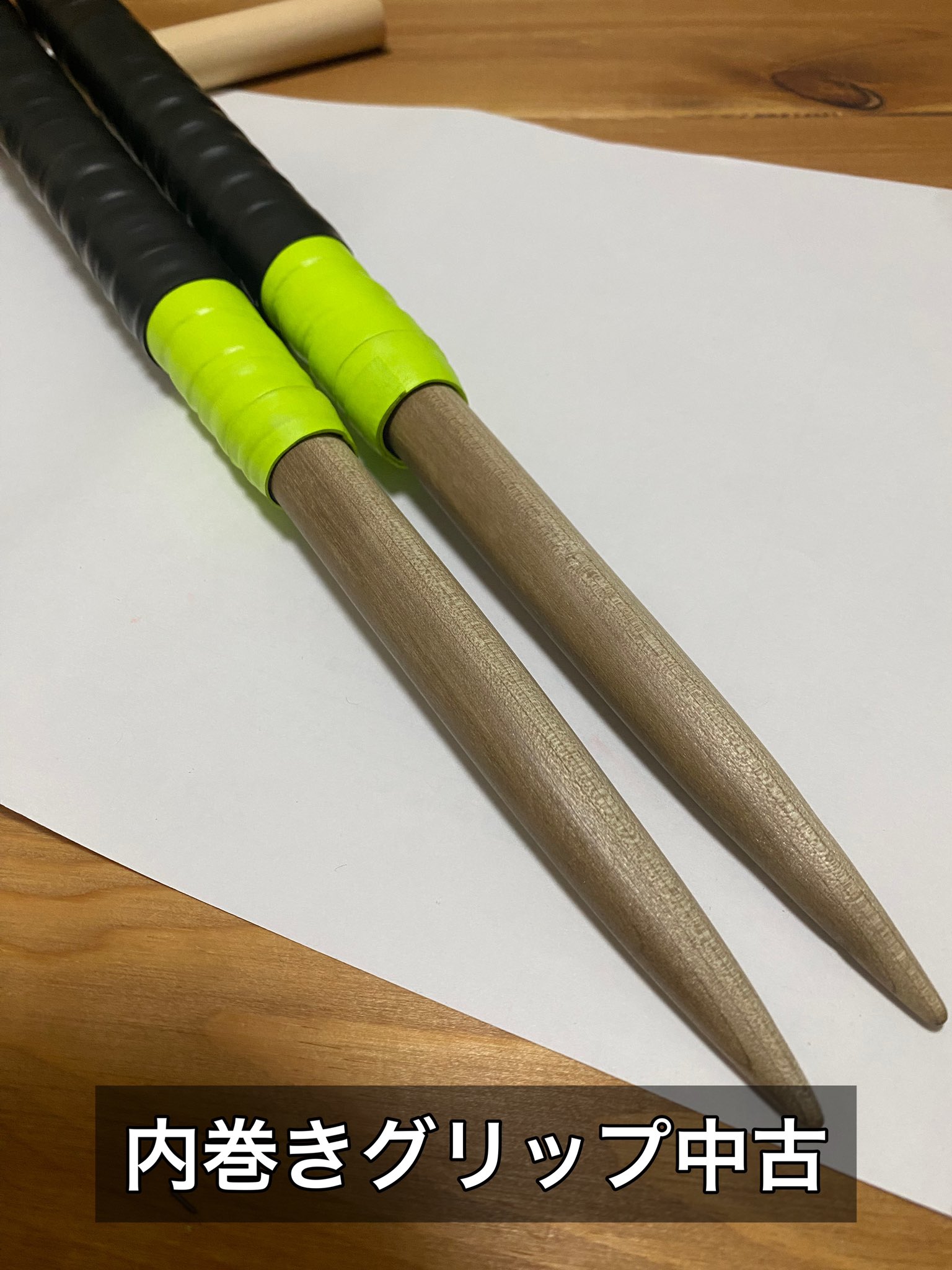 太鼓の達人　マイバチ　激黒朴 万能型 高密度 超光沢 限定品 金達人作成 太鼓の達人 マイバチ 激黒朴 金達人作成