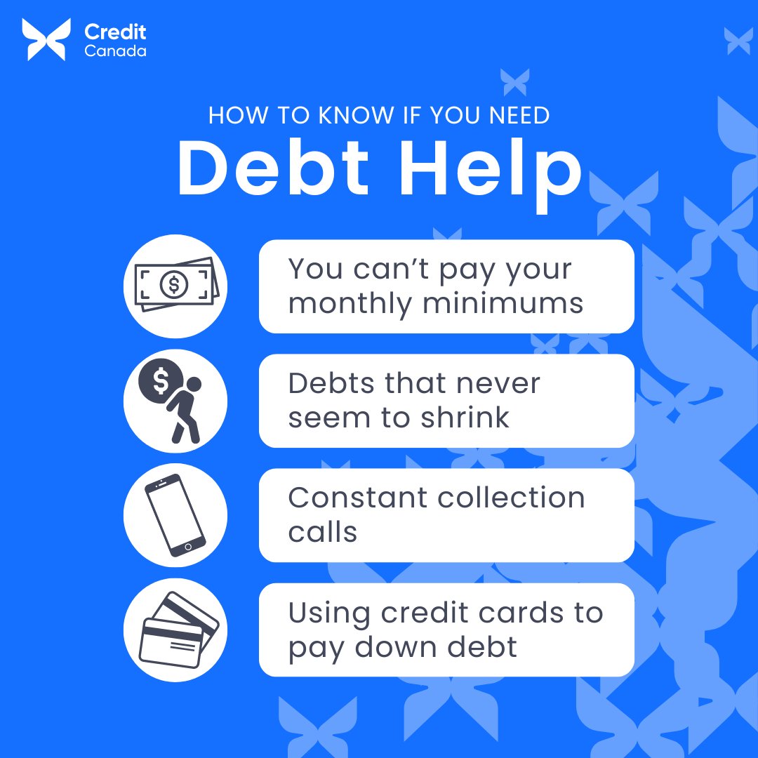 Do you need to seek professional help with your debt?

Learn about your options for getting debt help in our most recent blog post: creditcanada.com/blog/how-to-tr…

#debthelp #debtfreejourney #bankruptcy #creditcarddebt #studentloans #mortgage