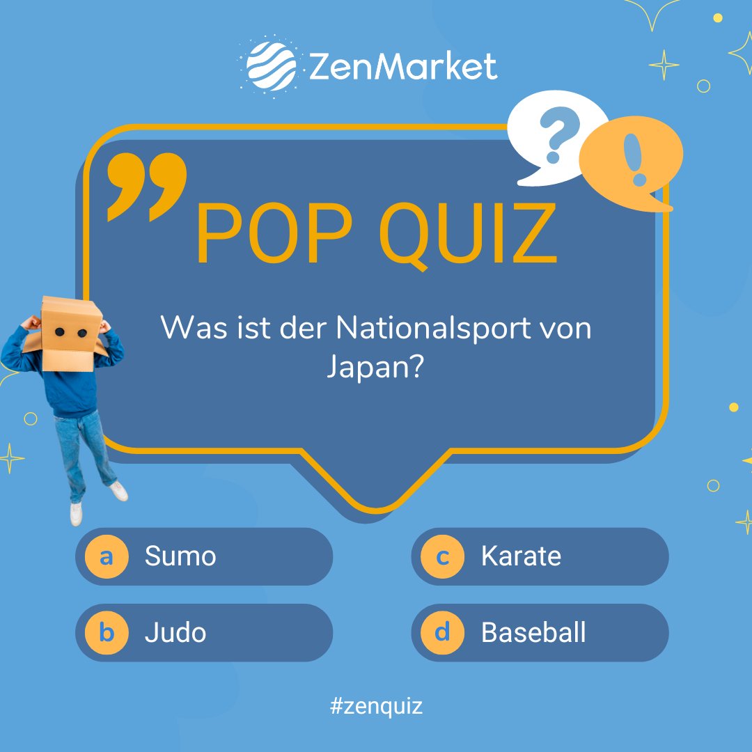 Eigentlich ist die Antwort hier klar, wenn man aber in Japan lebt könnte man leicht etwas anderes glauben.

Wisst ihr wovon ich spreche? 🤣

#ZenMarket #PopQuiz #werwiewas