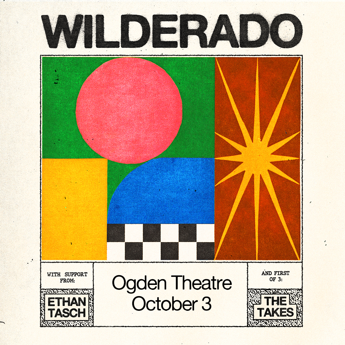 wilderado has got new music out today, and we're excited to announce a date with them oct 3 alongside special guests ethan tasch and the takes ✨ tix on sale fri at 10a, and the new ep 'talker' is out now!  axs.com/events/563602/…