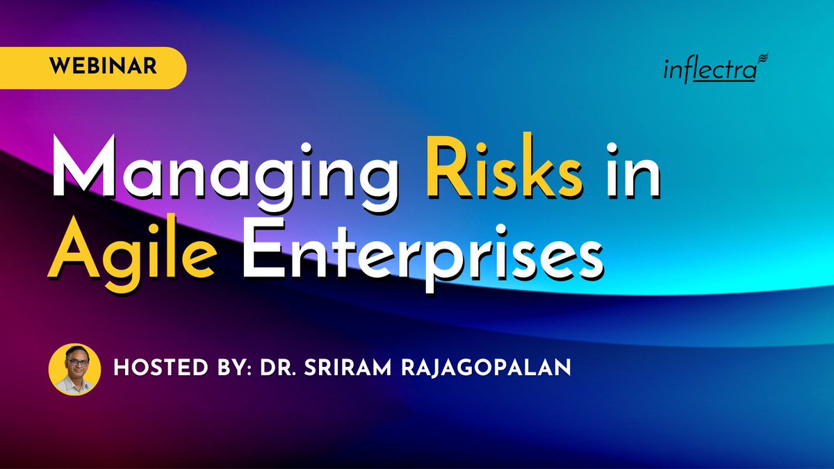 Do not let hidden #risks sink your success! 🌊 In our recent #webinar, 'Managing Risks in Agile Enterprises,' Dr. Sriram Rajagopalan shared strategies for identifying, assessing, & tackling project risks head-on 👉 ow.ly/ISgn50REVyZ #InflectraWebinar #InflectraSoftware