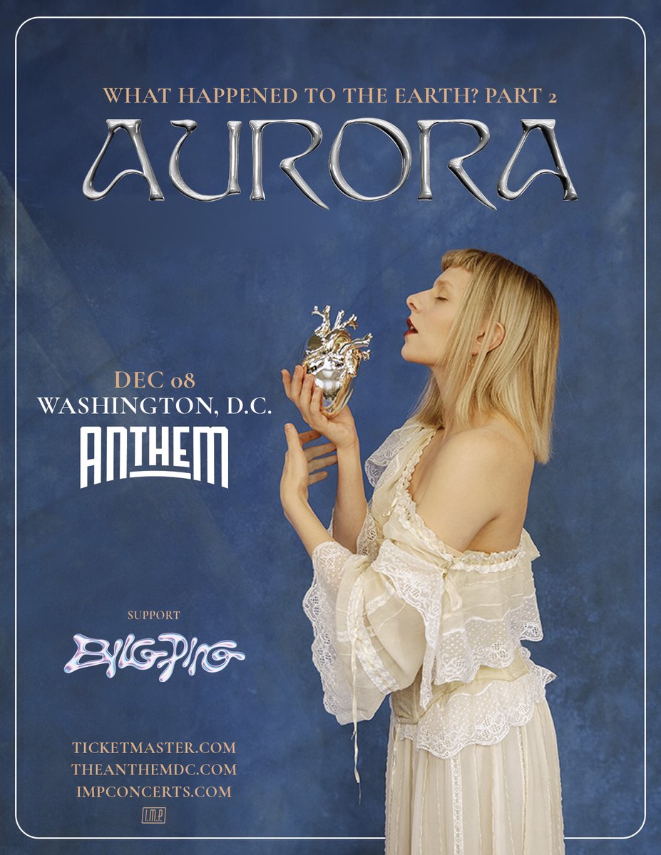 JUST ANNOUNCED: 12/8, @AURORAmusic Tickets on sale Friday, May 17th at 10AM 🎟️: hive.co/l/auroraanthem
