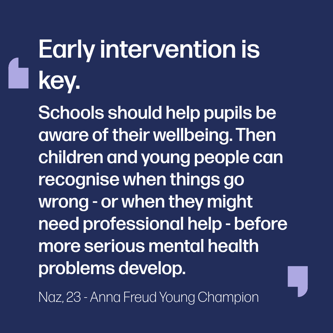 We believe one of the crucial ways to improve young people's wellbeing is to focus on prevention - building communities full of support networks and ways to improve daily wellbeing. Read more: orlo.uk/Yc2bw #MentalHealthAwarenessWeek #ThinkingDifferently