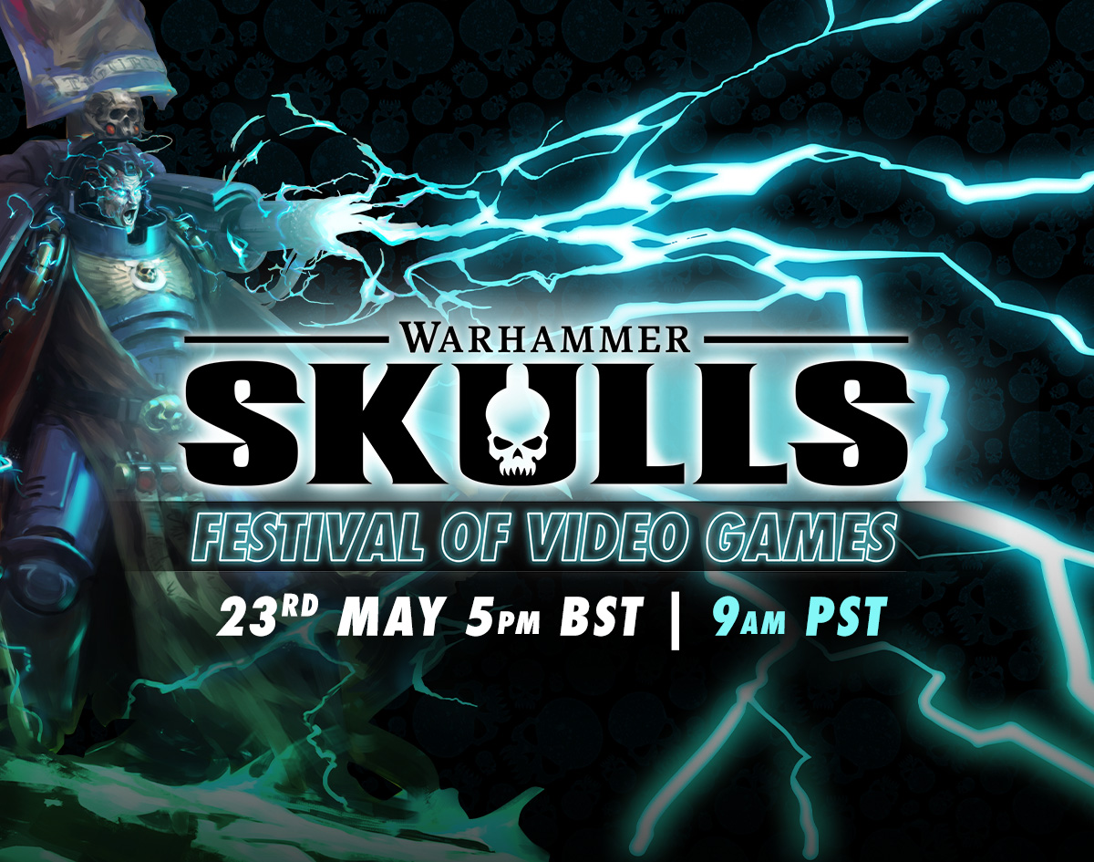 The Skulls event is back to bring you the latest Warhammer video game news. Get the details here! ow.ly/asTH50RFGrN #WarhammerCommunity