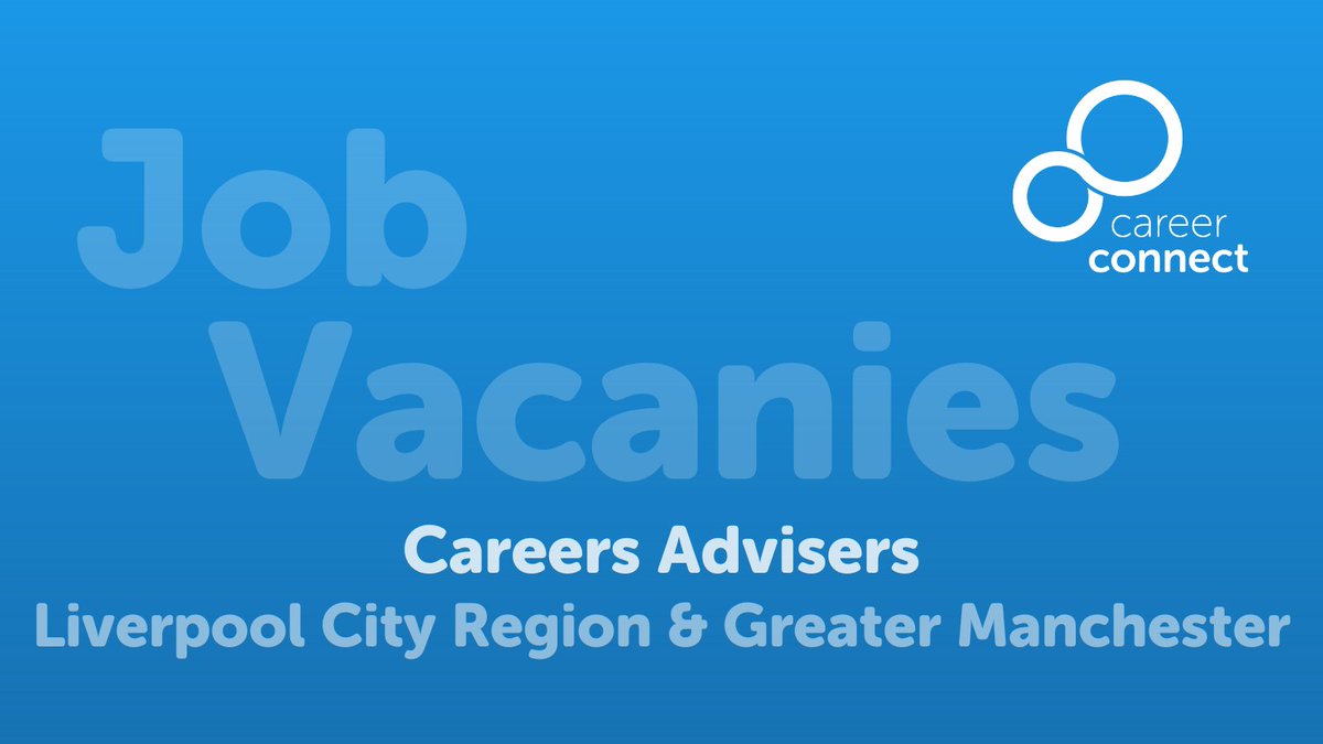 We are #recruiting Career Advisers for #LiverpoolCityRegion and #GreaterManchester, to join our Education and Business Team

Salary: £26,485–£30,012 
Deadline: Friday 24 May 2024

Find out more about these #jobvacancies via the link below.

careerconnect.recruitee.com