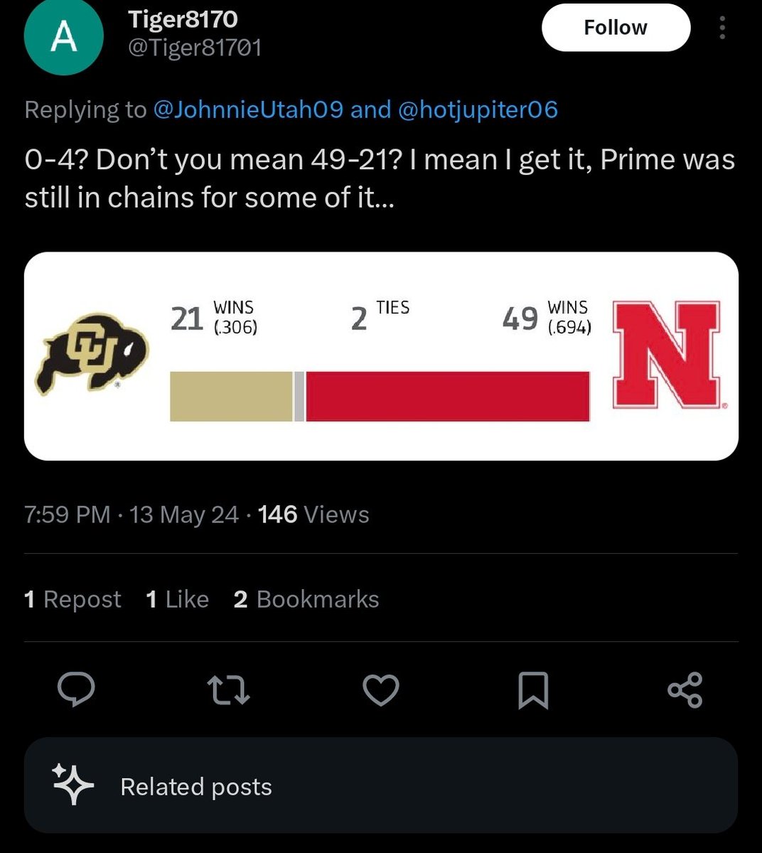 @HuskerFanatic_ @CoachDancyFade I know most of you don't partake in this, but there's a shyt tonne of CFB fans doing this in subtle ways from every school. Heres one I got a few seconds ago. We know what is going on here. CFB fans have been doing it to the players for a very long time, and now CP has become…