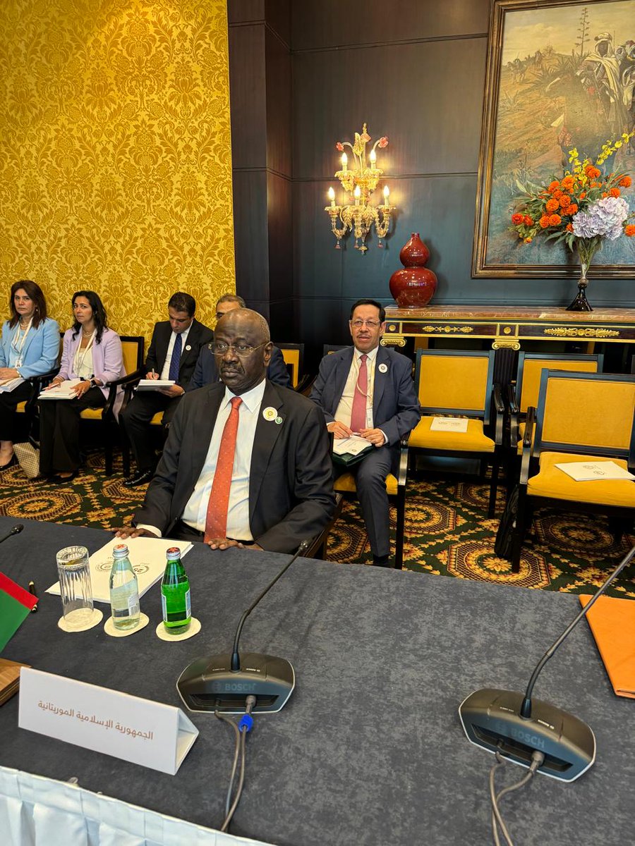 On the sidelines of the preparatory ministerial session for the 33rd Arab League Summit, I participated today, Tuesday, in the Bahraini capital Manama, in the second meeting of the Arab Ministerial Working Group to support the Federal Republic of Somalia