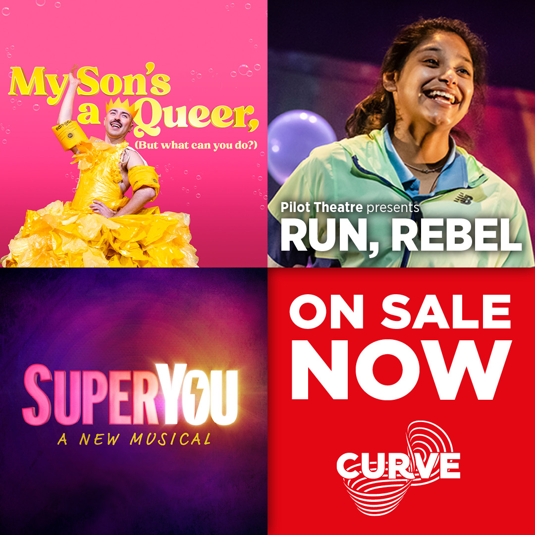 🎉 Now on general sale 🎉 👑 MY SON'S A QUEER (BUT WHAT CAN YOU DO?) 📅 Mon 8 - Wed 10 Jul 👉 bit.ly/3V0AnSg 🏃 RUN, REBEL 📅 Thu 10 - Sat 12 Oct 👉 bit.ly/3K26L0K 🗲 SUPERYOU 📅 Tue 22 Oct - Sat 9 Nov 👉 bit.ly/4bxILhE