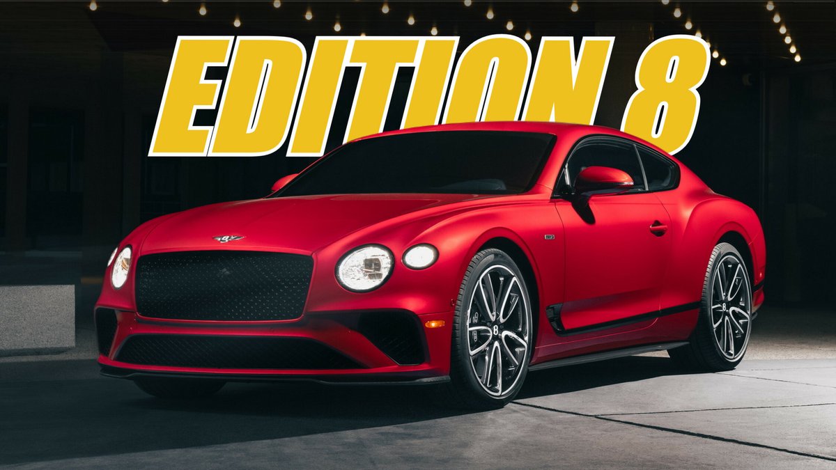 V8 Bentley Continental And Flying Spur Bow Out With Special “Edition 8” In North America carscoops.com/2024/05/v8-ben… #news #Bentley