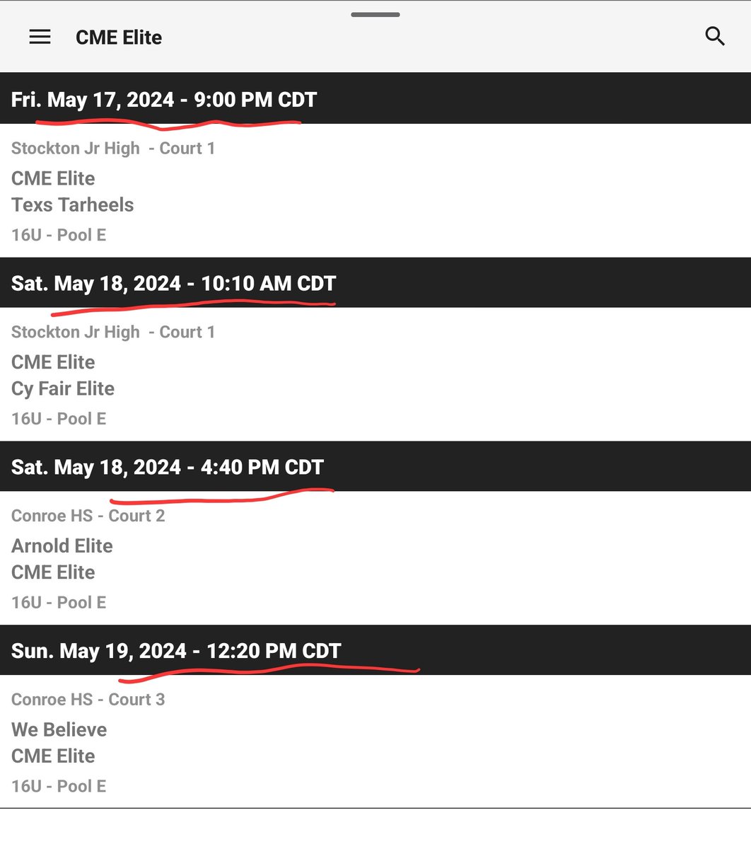 CME ELITE BASKETBALL (@cmeelitebb) on Twitter photo Got some players looking to make a name for themselves..
Check us out this live period at the #TexasCircuit
<a href="/ExposureOtr/">OTRExposure</a>
<a href="/TheCircuit/">The Circuit</a> @TheCircuitAlex Got some players looking to make a name for themselves..
Check us out this live period at the #TexasCircuit
<a href="/ExposureOtr/">OTRExposure</a>
<a href="/TheCircuit/">The Circuit</a> @TheCircuitAlex