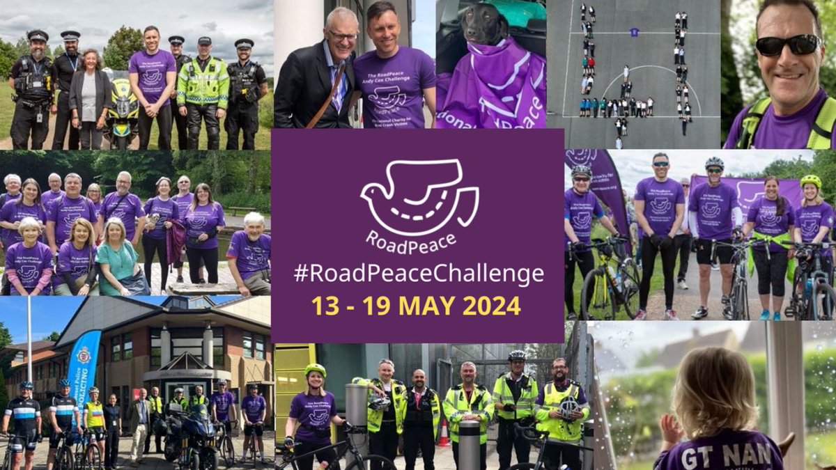 Wishing best of luck to everyone taking part in the #RoadPeaceChallenge this week <a href="/RoadPeace/">RoadPeace</a>