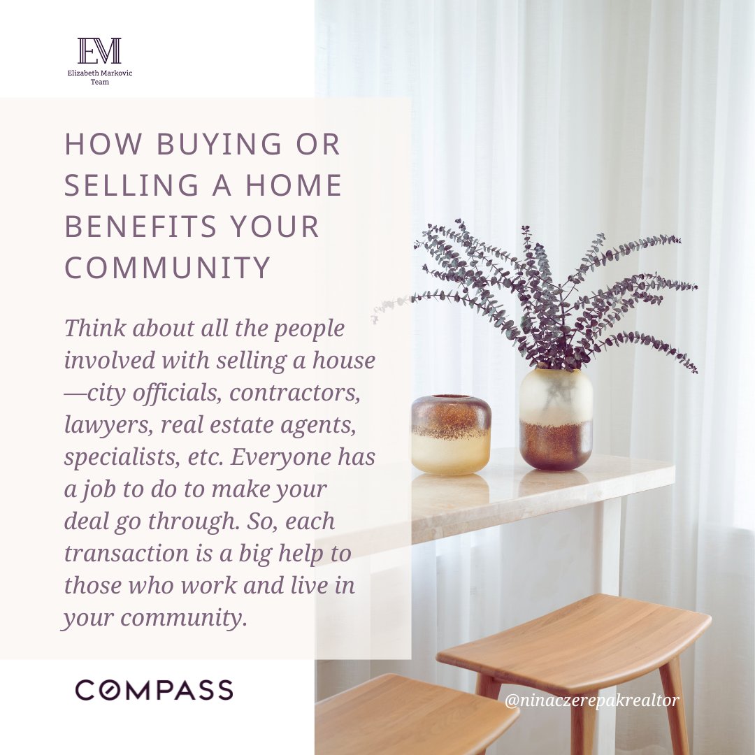Whether you're buying or selling, your move contributes to the growth and vitality of your community. Be a part of the positive change!

#CommunityBenefits #RealEstateImpact #HomeBuying #HomeSelling #EconomicGrowth #CommunityInvestment #RealEstateCommunity #SupportLocal