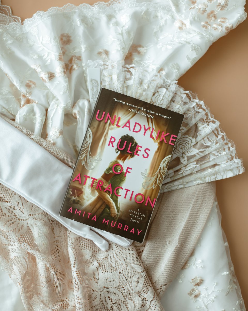 UNLADYLIKE RULES OF ATTRACTION by @amitamurray is the second spectacular novel in the Marleigh Sisters series, following Anya as she must marry in order to inherit a fortune…and fight her attraction to the man who stands in her way: bit.ly/43iXSJ0