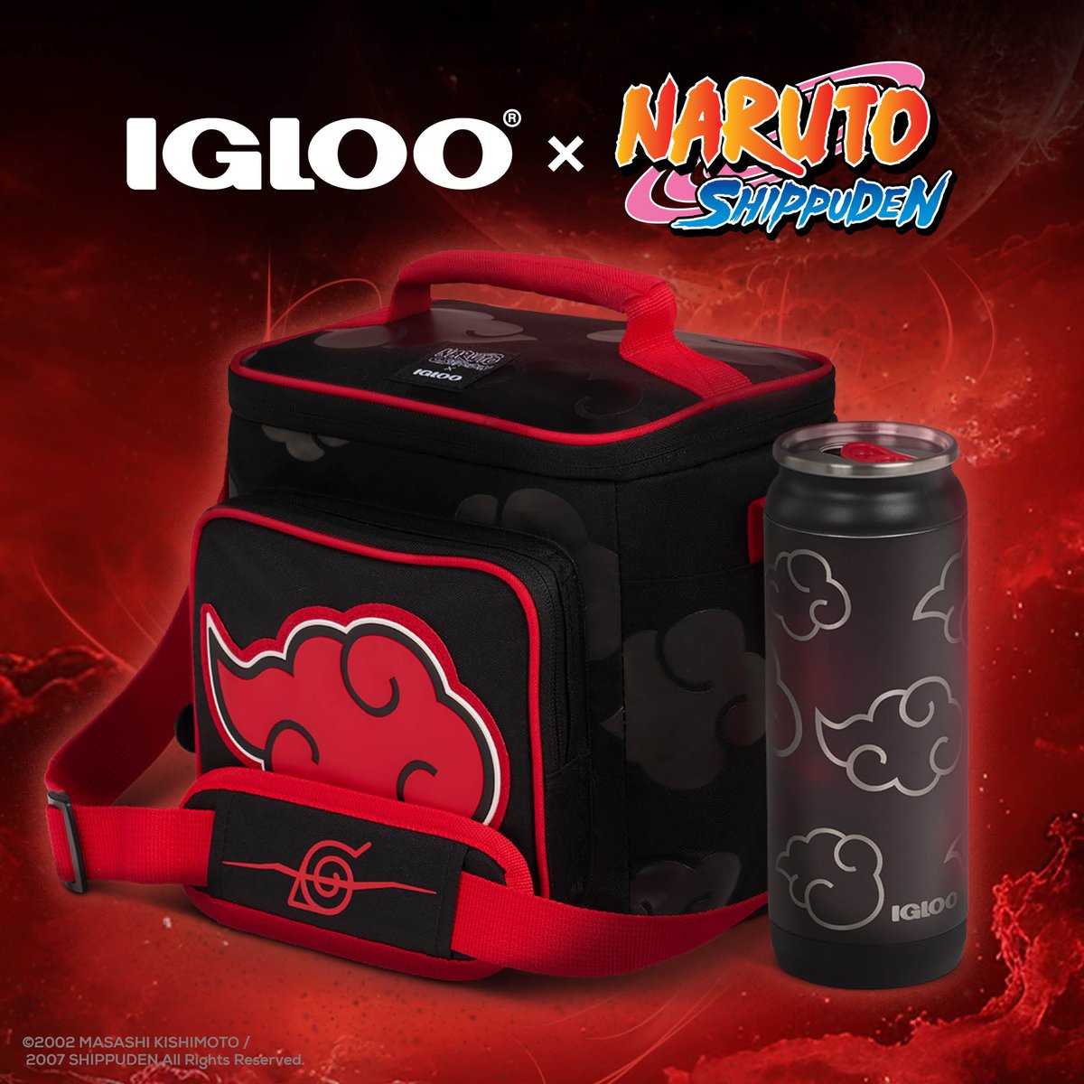 Finally, you can chill in Akatsuki style. New @NARUTO SHIPPUDEN Cooler Series is here. #IglooCoolers