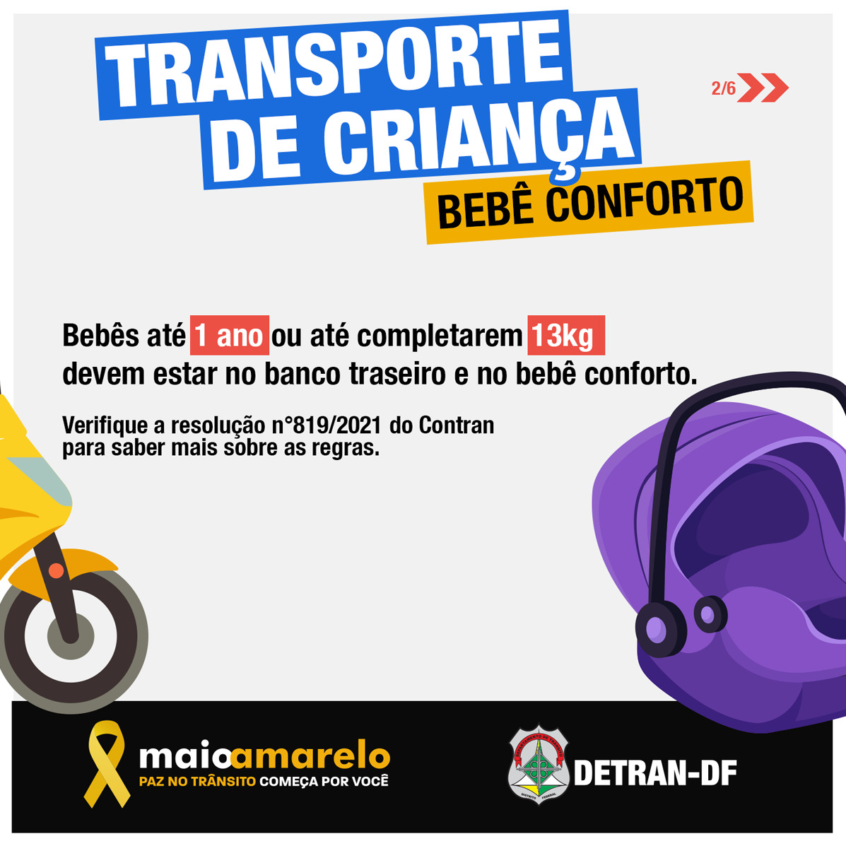 detrandfoficial's tweet photo. Você tem dúvidas de como transportar o seu pequeno?

A Resolução nº 819 do #Contran estabeleceu o que é ideal e mais seguro para cada idade e peso, como mostrado na imagem.

#MAioAmarelo #DetranDF #GDF #cadeirinha #bebe #paznotrânsitocomeçaporvocê #bsb #brasília #df https://t.co/cqCUdVKE6m