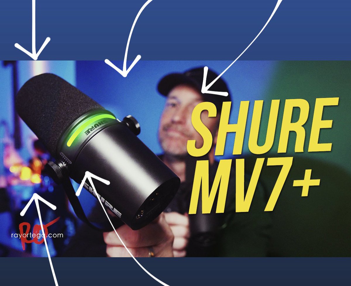 5 sources of light in this thumbnail. But which one is not real?;) 

From the video: Shure MV7+ USB/XLR Podcast Microphone Review
youtu.be/Af6mntdthf8